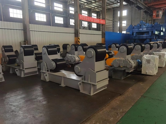 Máy quay ống 100t Máy hàn tự căn chỉnh Máy quay quay Tốc độ con lăn có thể điều chỉnh