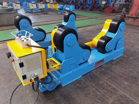 20 tấn Rotators hàn tự điều chỉnh Máy quay ống hàn với bánh xe kim loại PU Polyurethane