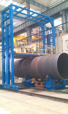 Rotator hàn tự sắp xếp với Capacity lái xe 60 tấn, tốc độ cuộn 6-60m / h và tốc độ quay 100-1000mm / min cho hàn tự động