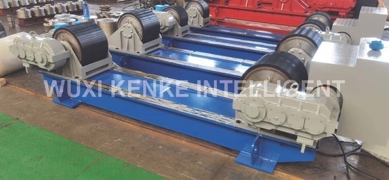 Máy quay xe tăng tự động 40 tấn với con lăn quay trục hàn PU