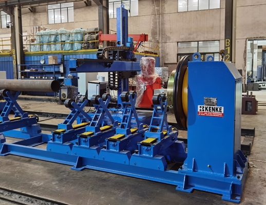 VFD TWB40 Định vị hàn ống với 3 hàm Chuck và lăn hỗ trợ kép